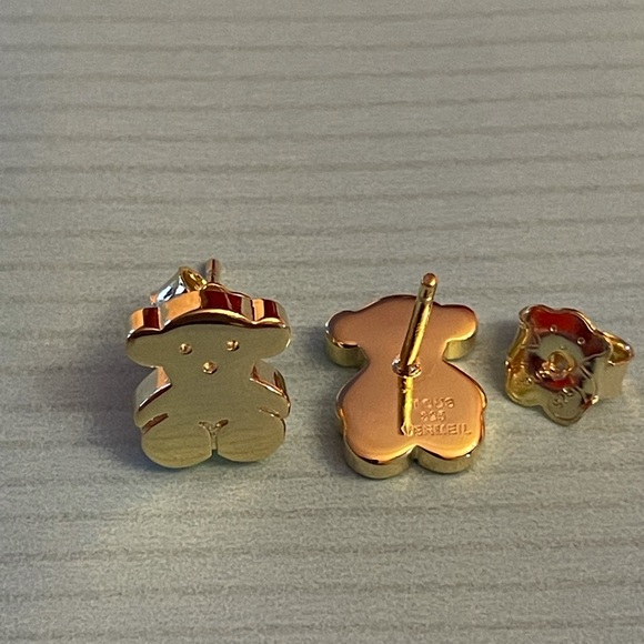 Tous baby bear earrings vermeil gold - Picture 3 of 10